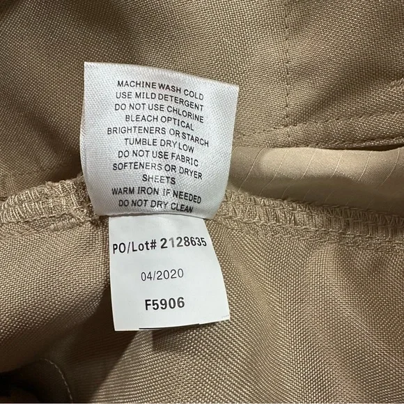 Propper Edgetec Tactical Pants Khaki 36x32 Slider Waist DWR Ripstop Mens - Picture 10 of 10